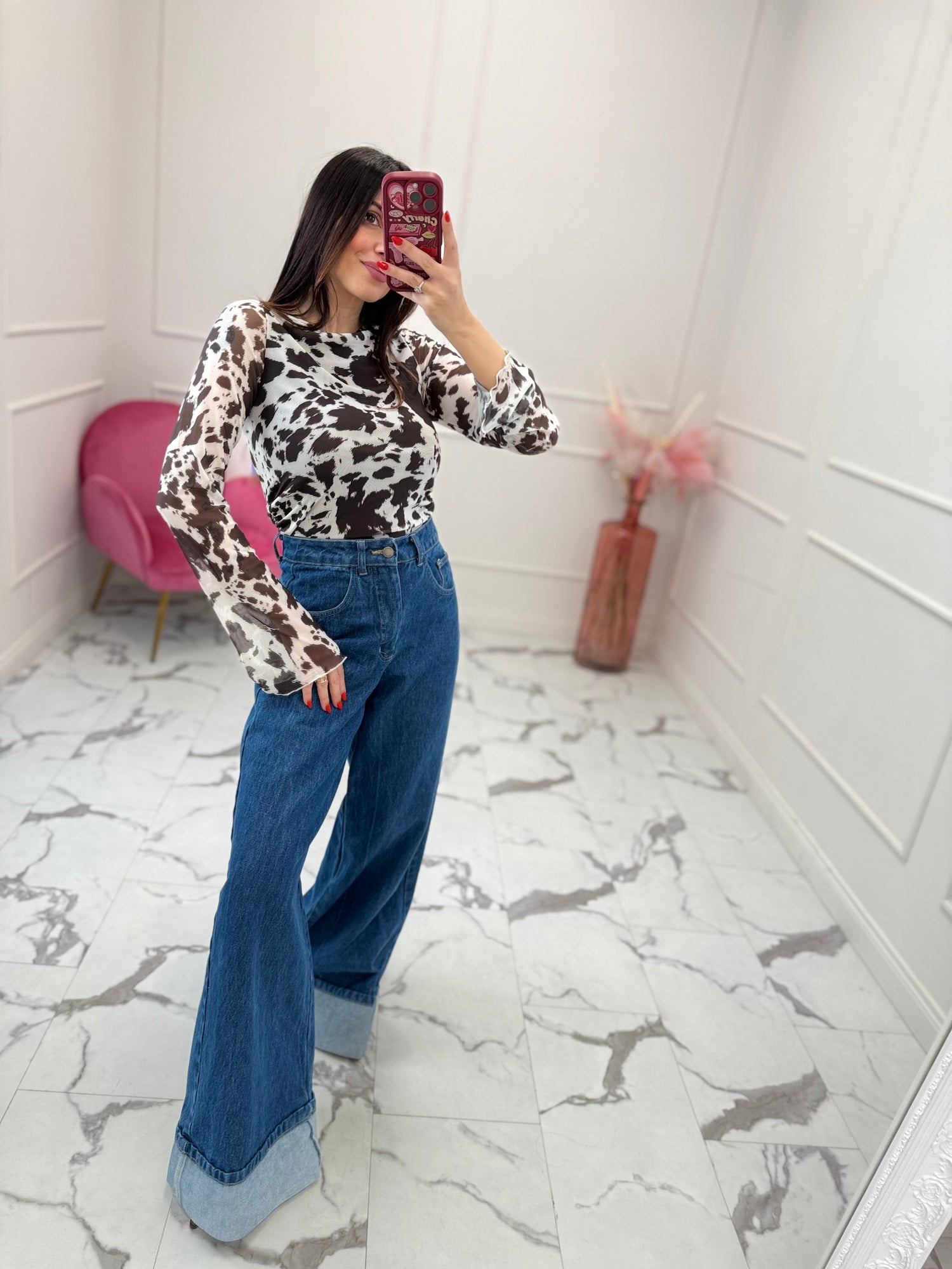 Jeans “maxi risvolto” LUMINA