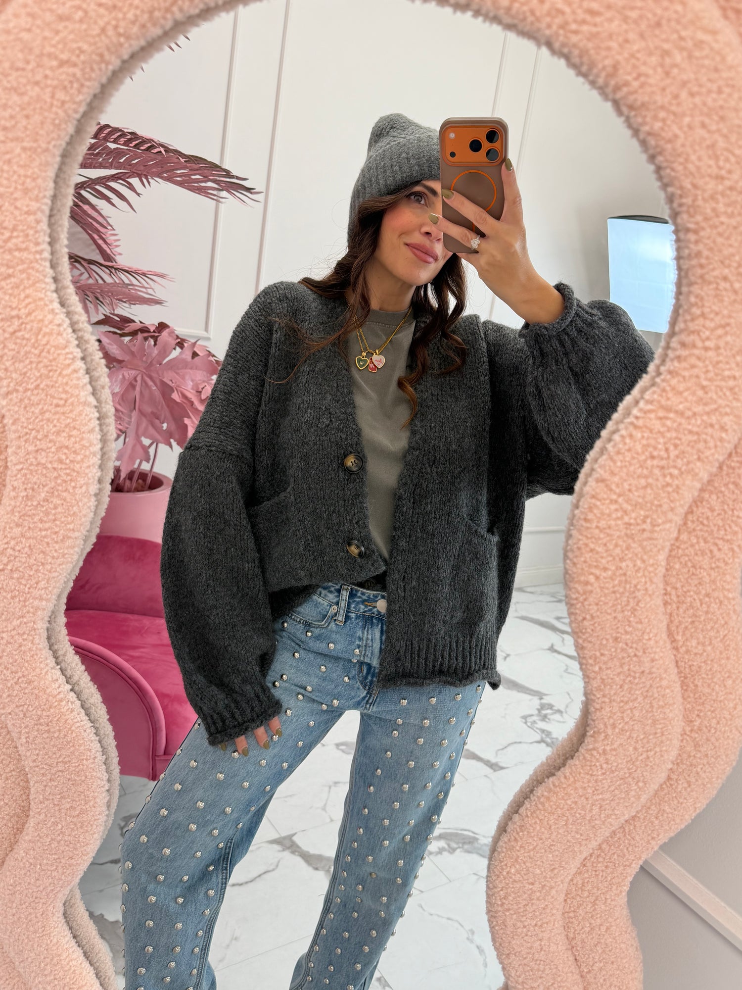 Cardigan in maglia bottoni HAVE ONE