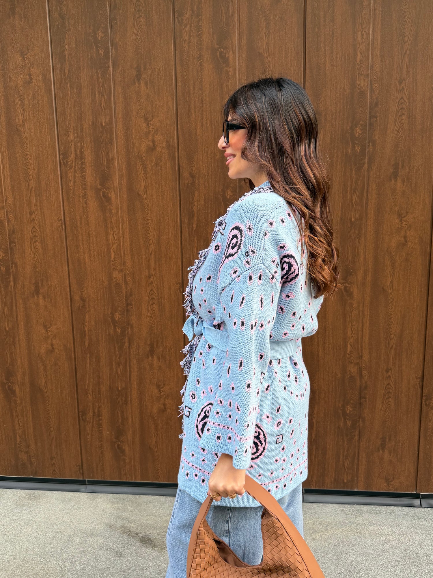 Cardigan “bandana” LIP