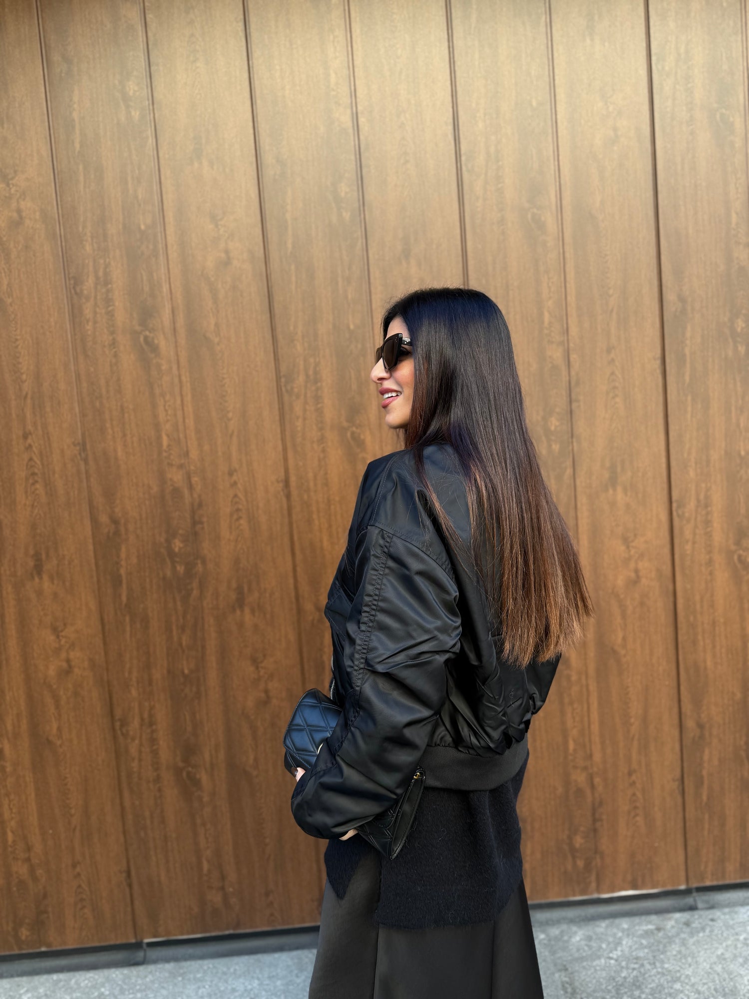 Bomber corto “Tatjano” ONLY