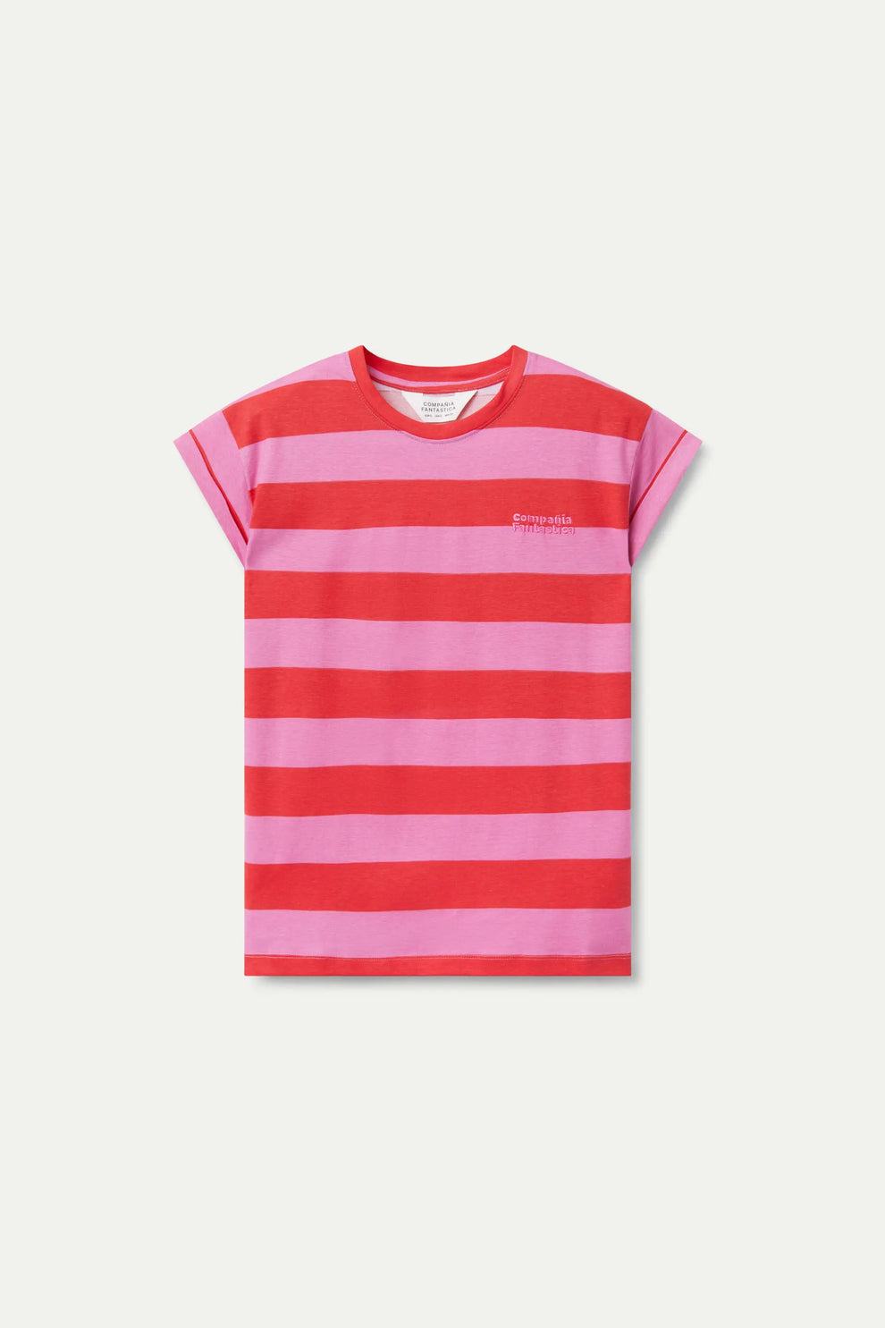 T-shirt “Red&Pink Stripes” COMPANIA FANTASTICA