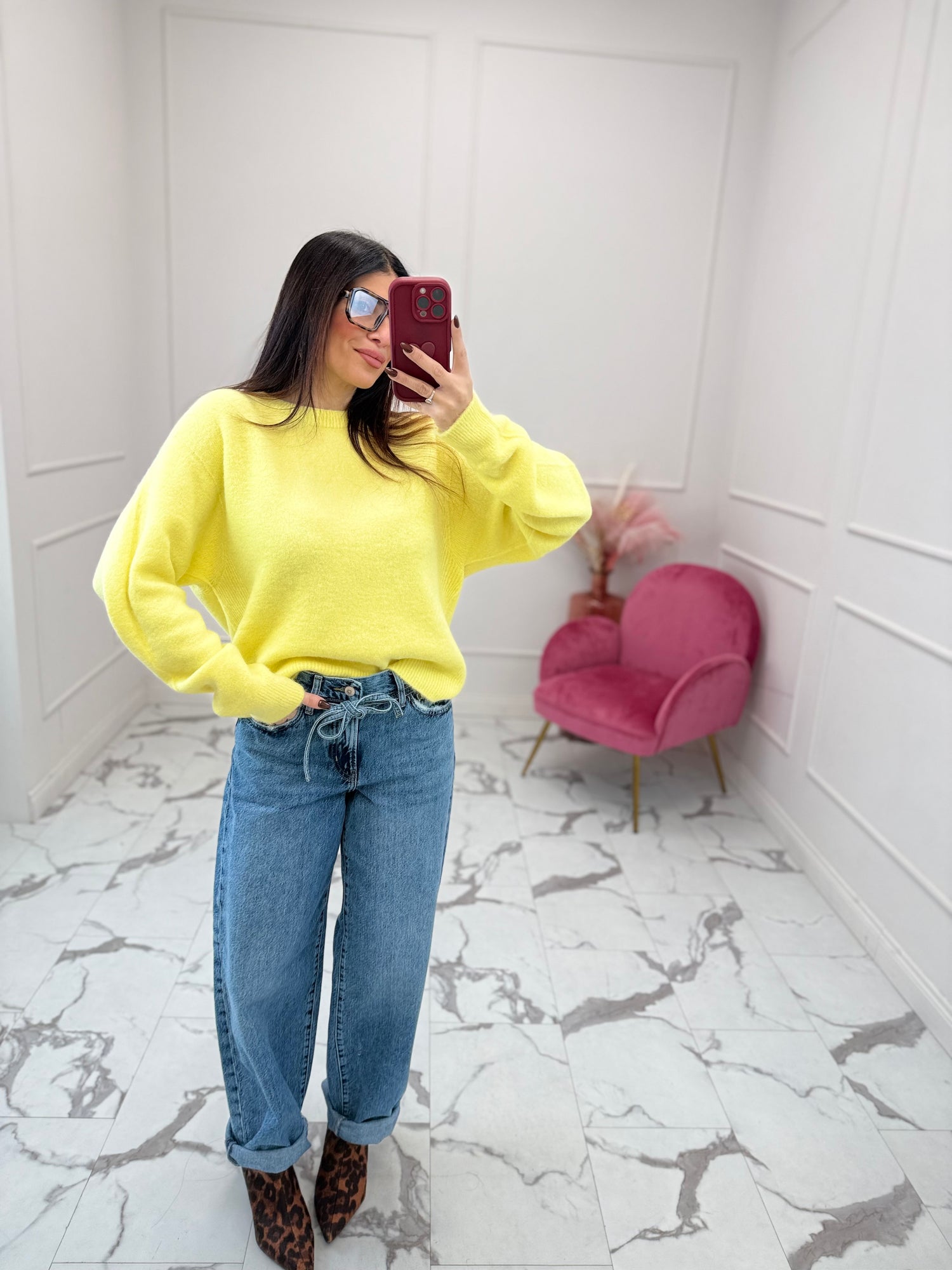 Jeans con cintura “Gianna” ONLY