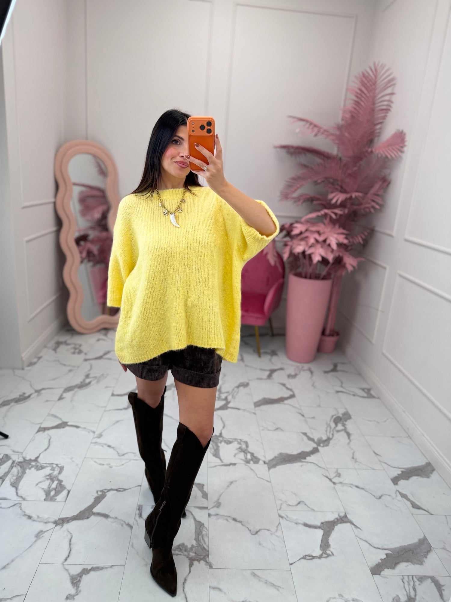 Maglioncino manica 3/4 “Yellow” HAVE ONE