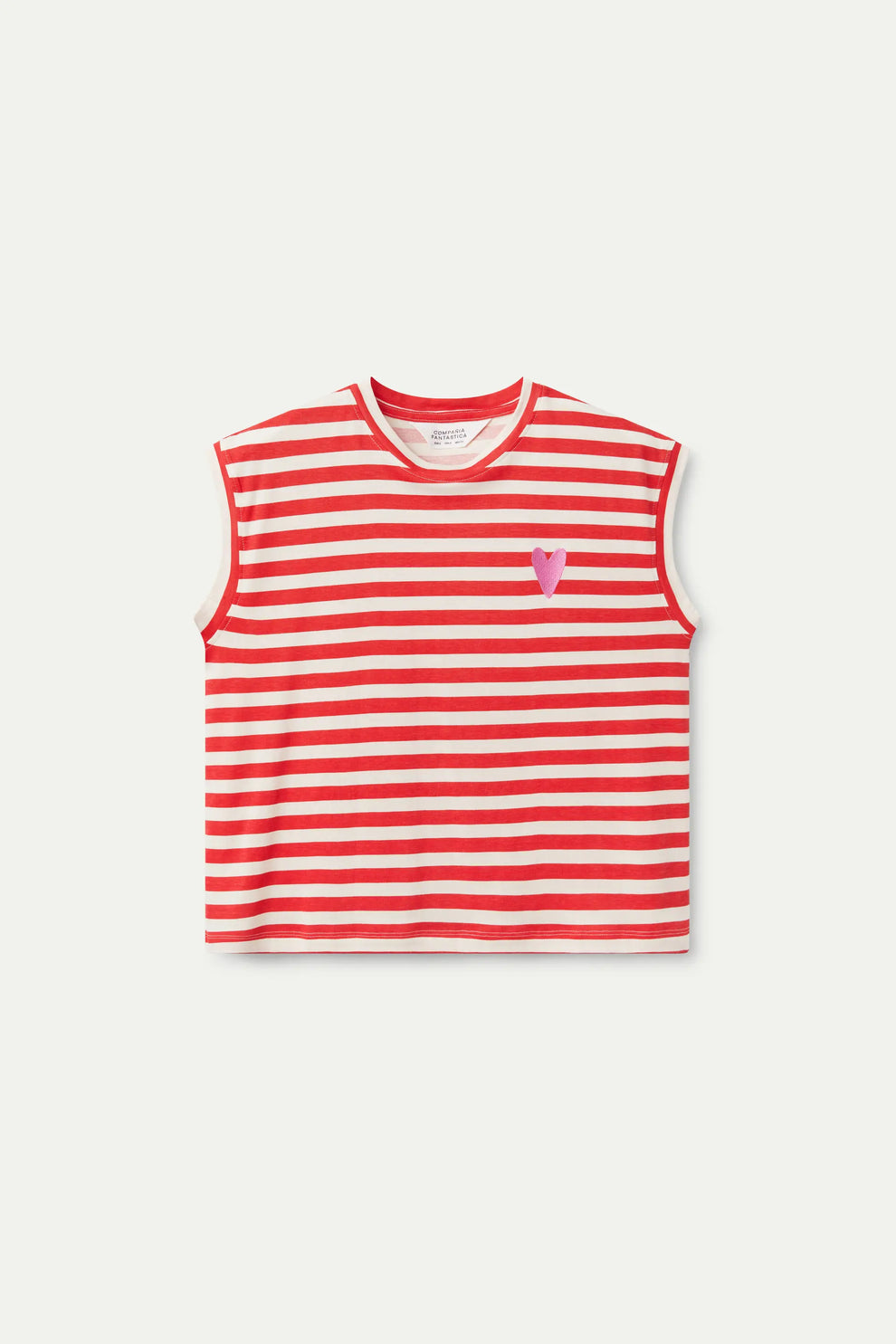 Canotta “Red heart Stripes” COMPANIA FANTASTICA