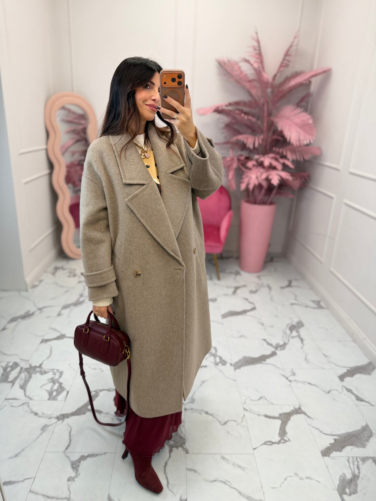 Cappotto lungo over “Wool” VICOLO