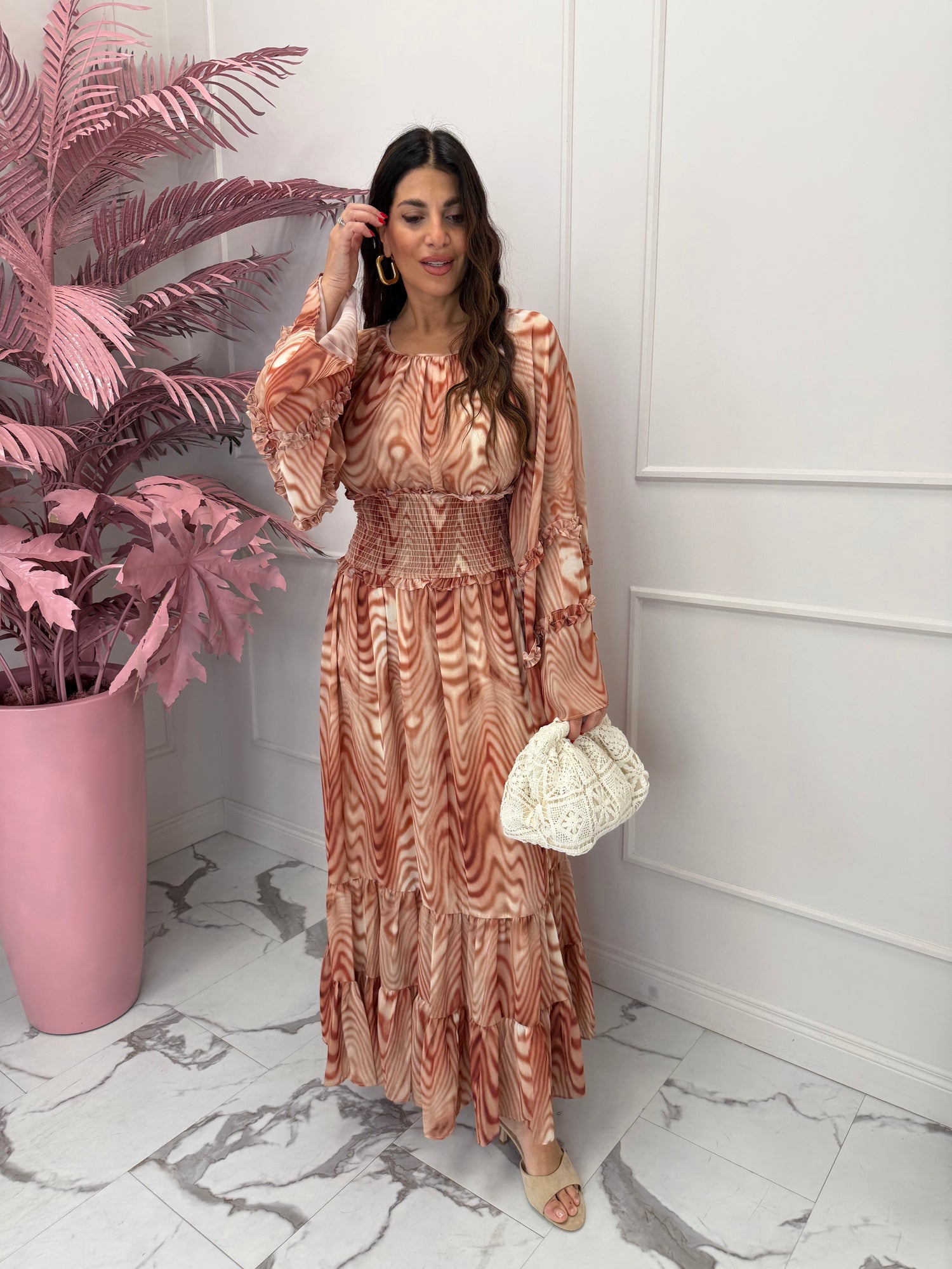 Abito manica campana  “Boho” GLAMOROUS