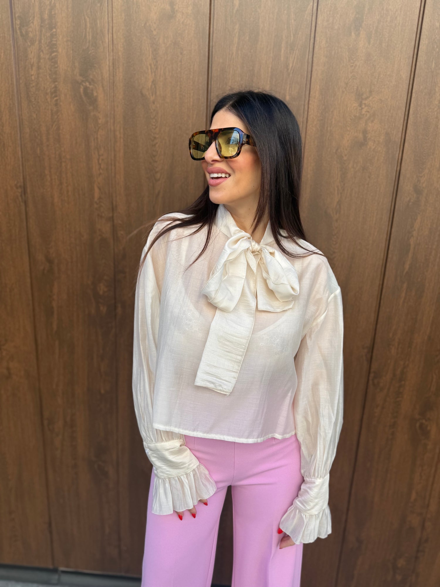 Blusa crop fiocco HAVE ONE