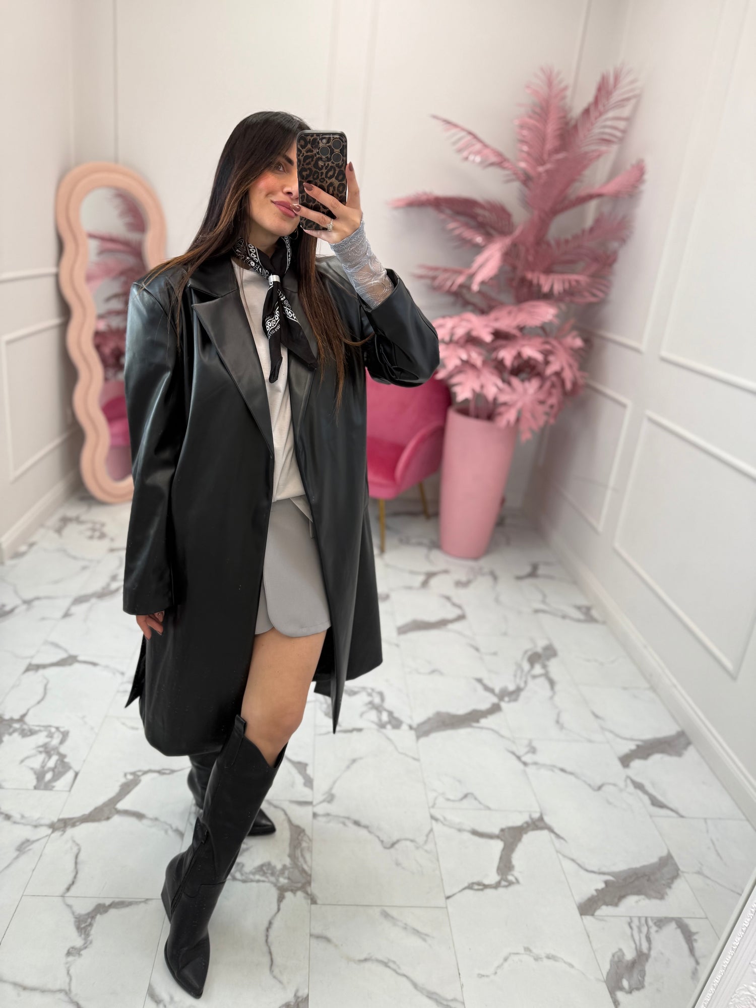 Trench in ecopelle “Bina” ONLY