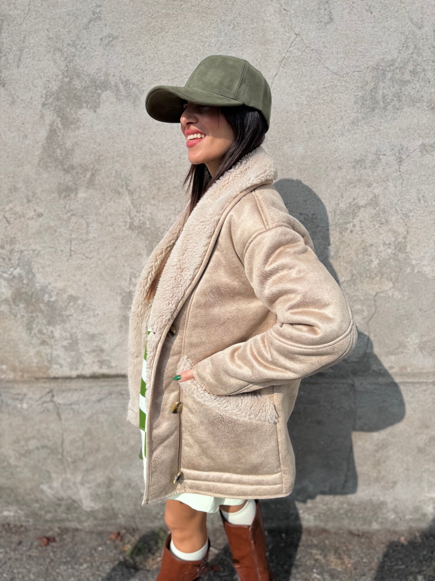 Cappellino con visiera “Suede” LIP