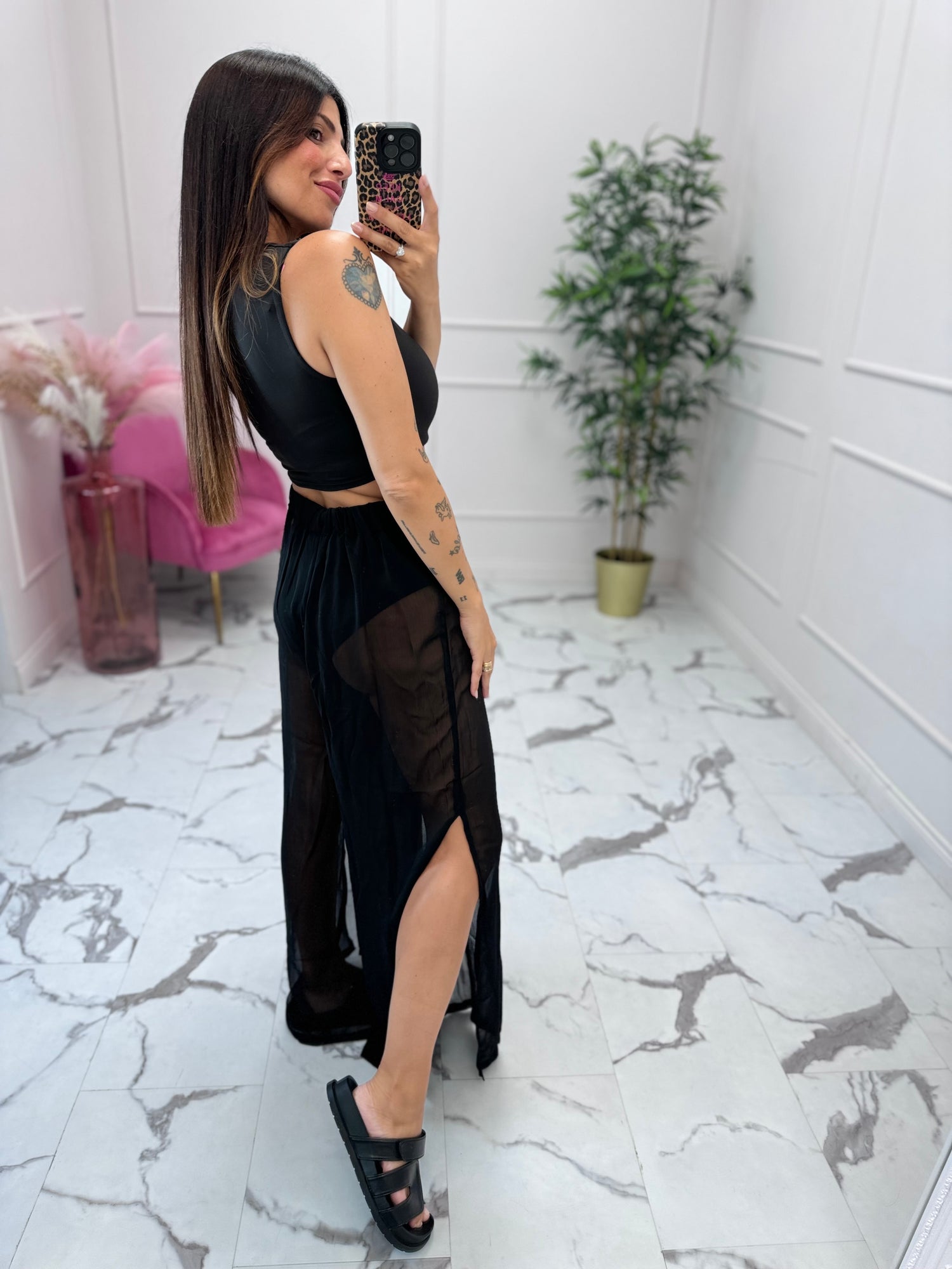 Pantalone pareo a palazzo ONLY