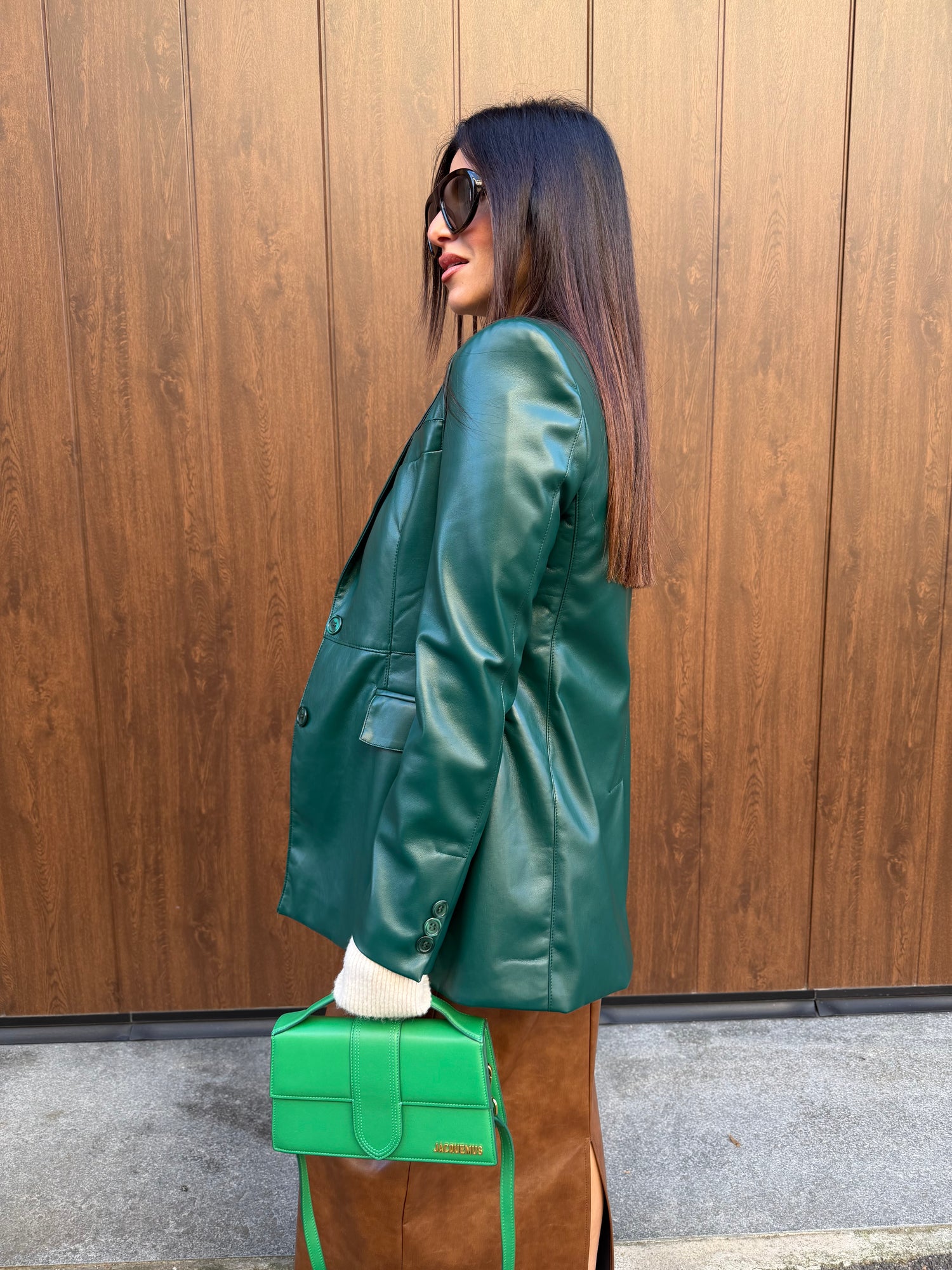 Blazer ecopelle monobottone HAVE ONE