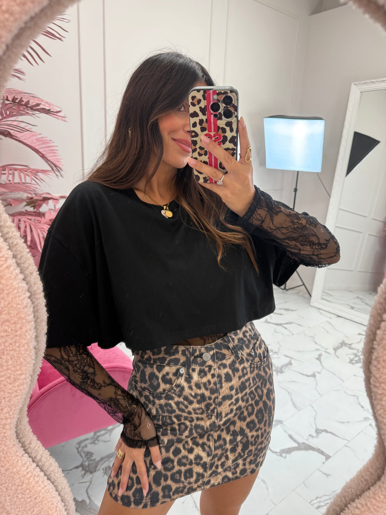 Gonna mini leopard “Sarah” JJXX
