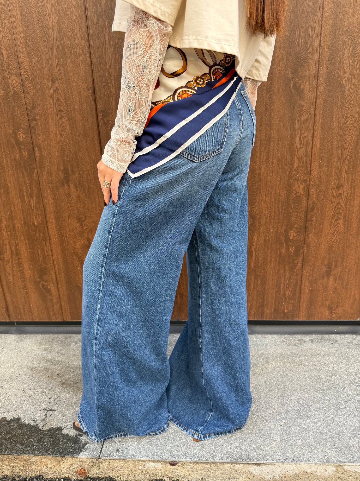 Jeans palazzo “Sidney” VICOLO