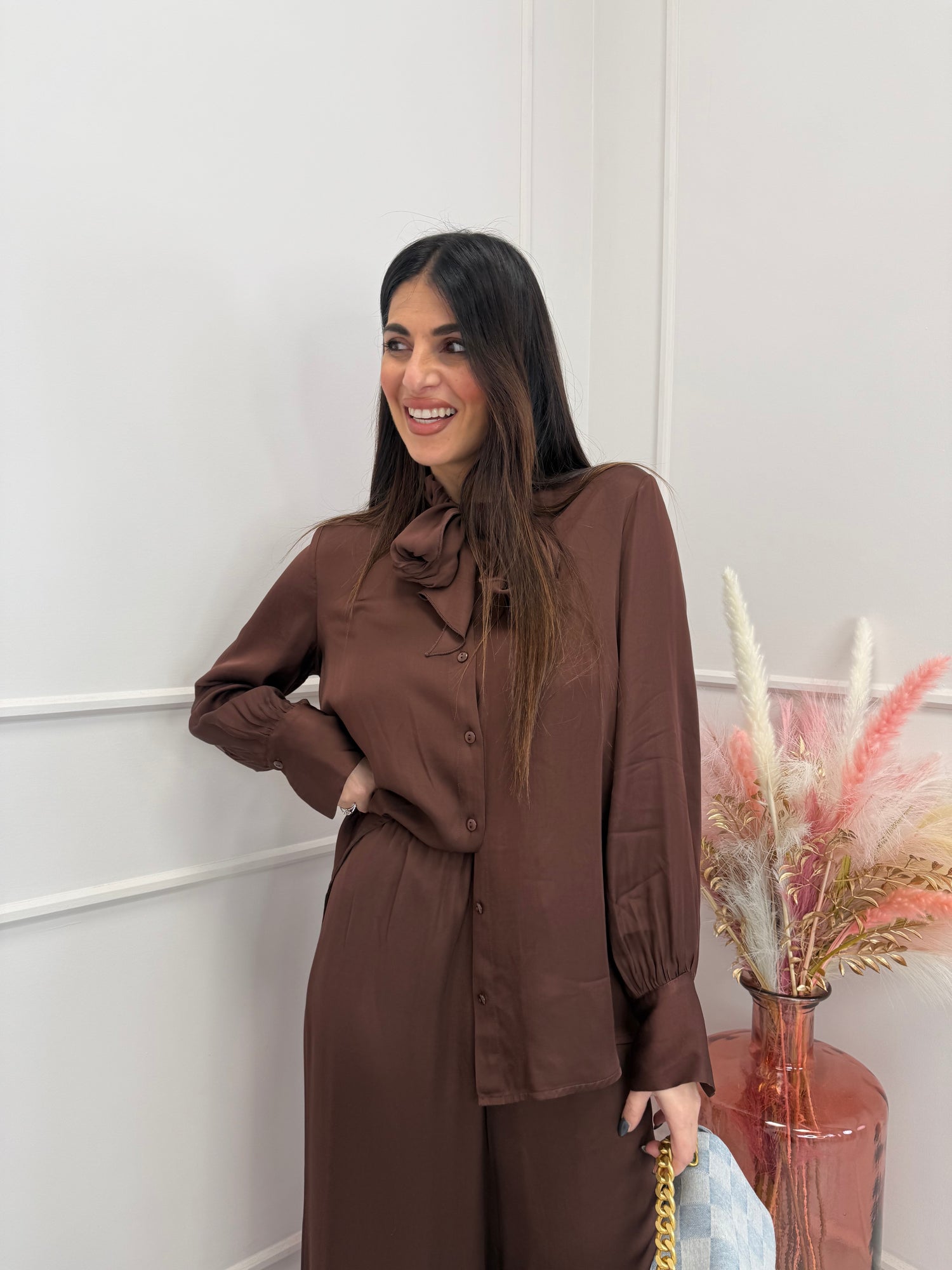 Camicia fiocco “Raso” HAVE ONE