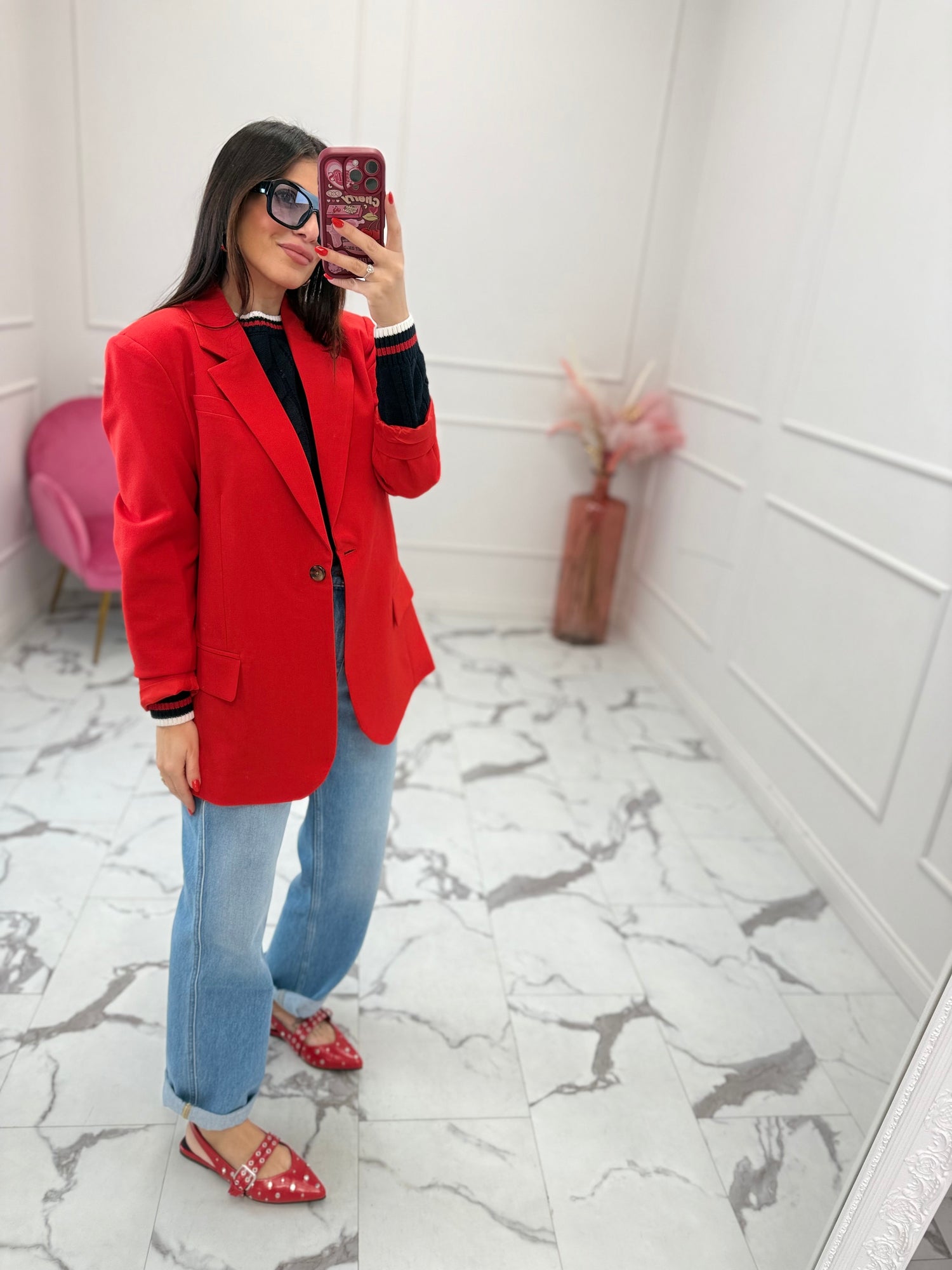Blazer over “Milian” ONLY