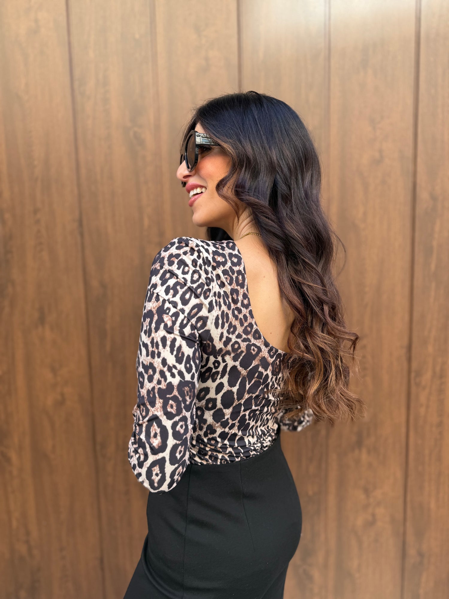 Maglia “lone” animalier ONLY