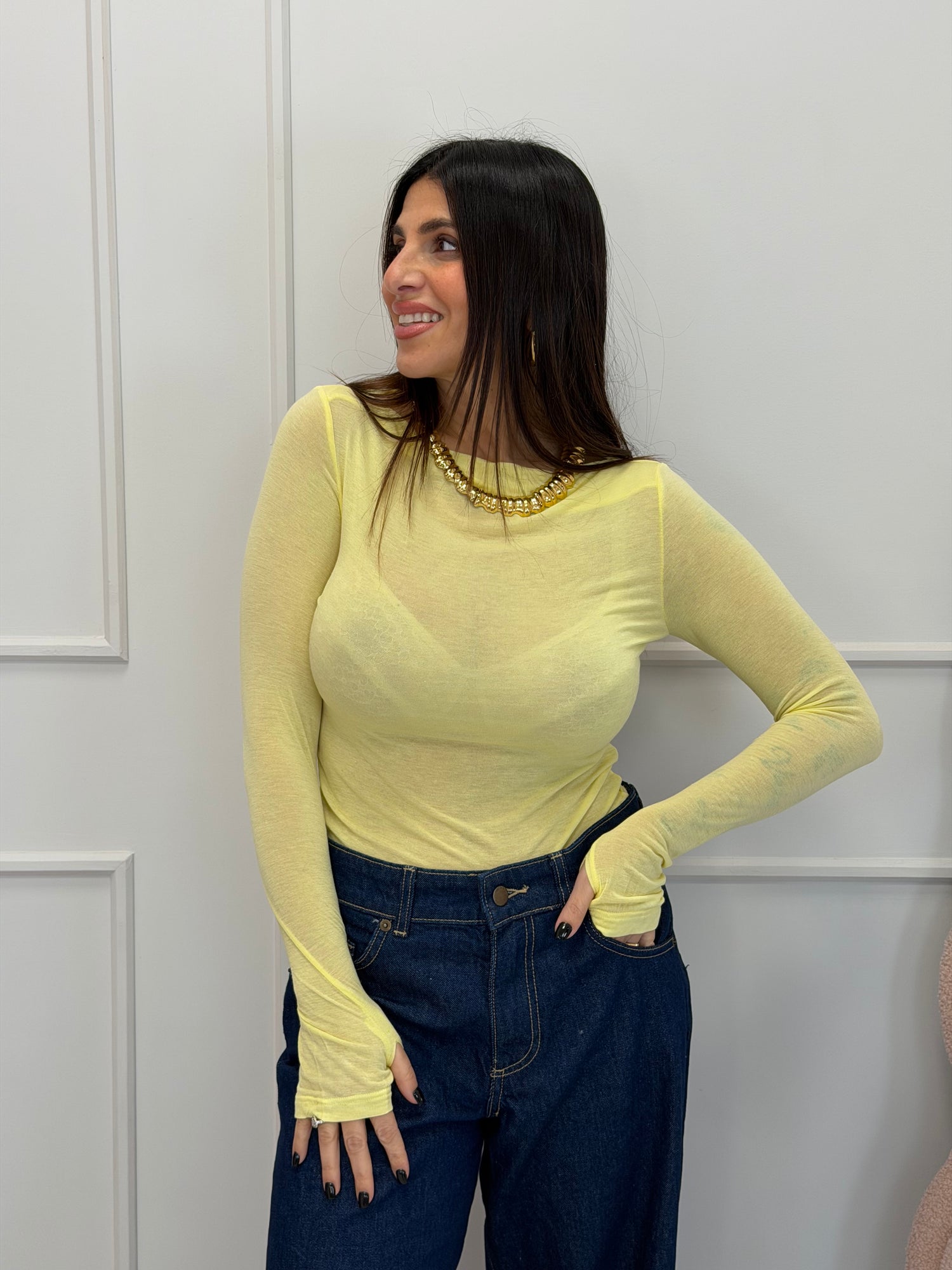 Maglia basic “Silk” LUMINA