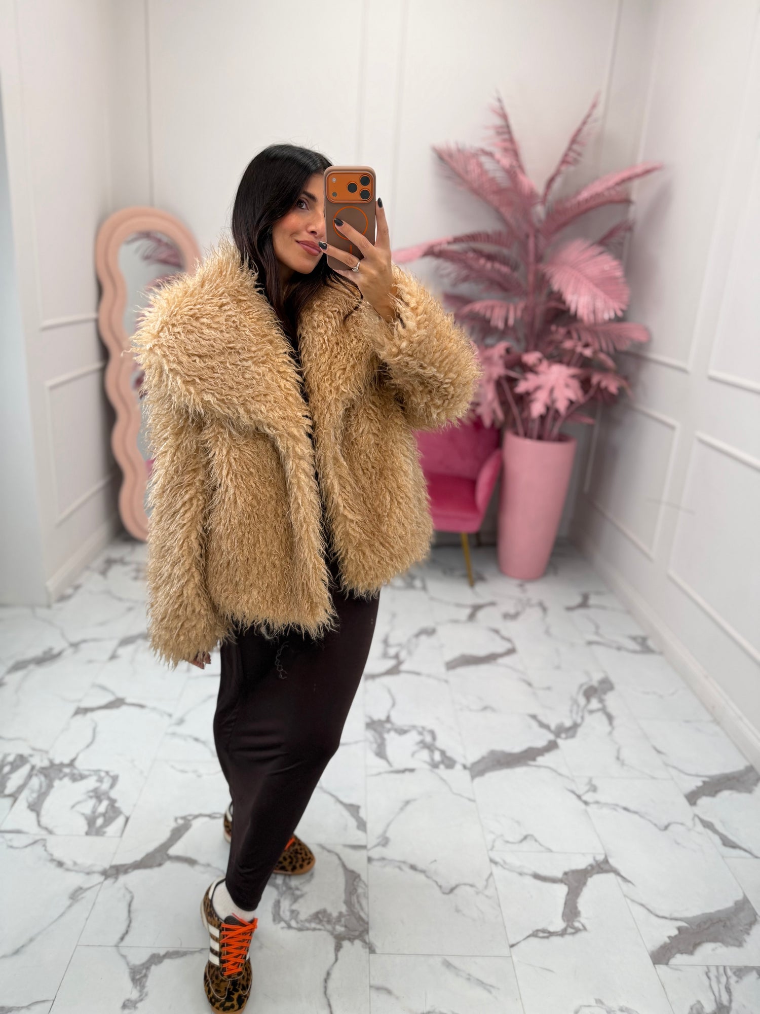 Ecopelliccia “Caramel” GLAMOROUS