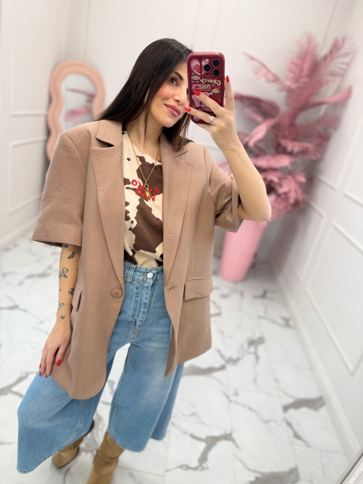 Blazer manica corta LUMINA