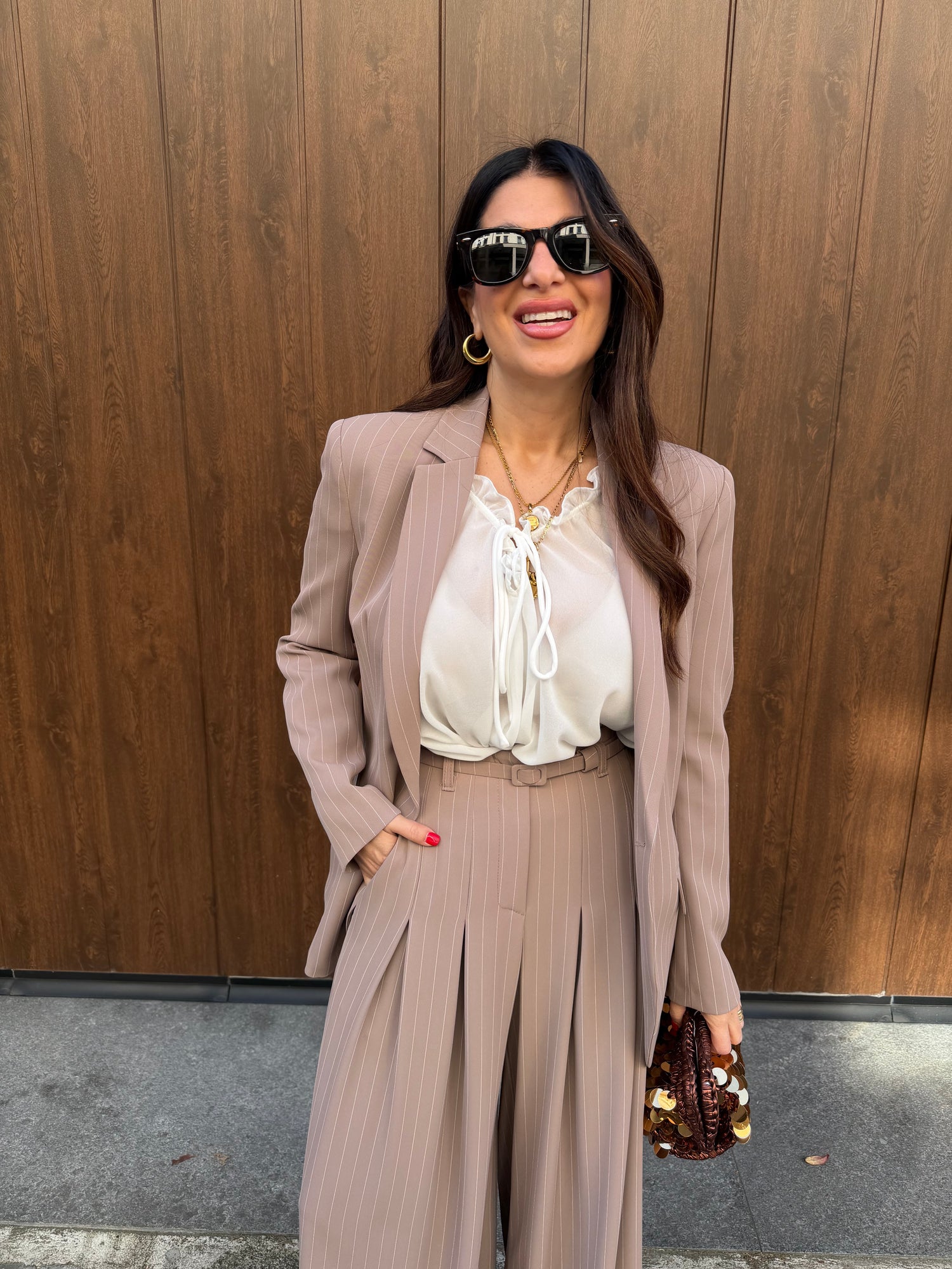 Blazer tailleur “Margot” gessato IMPERIAL