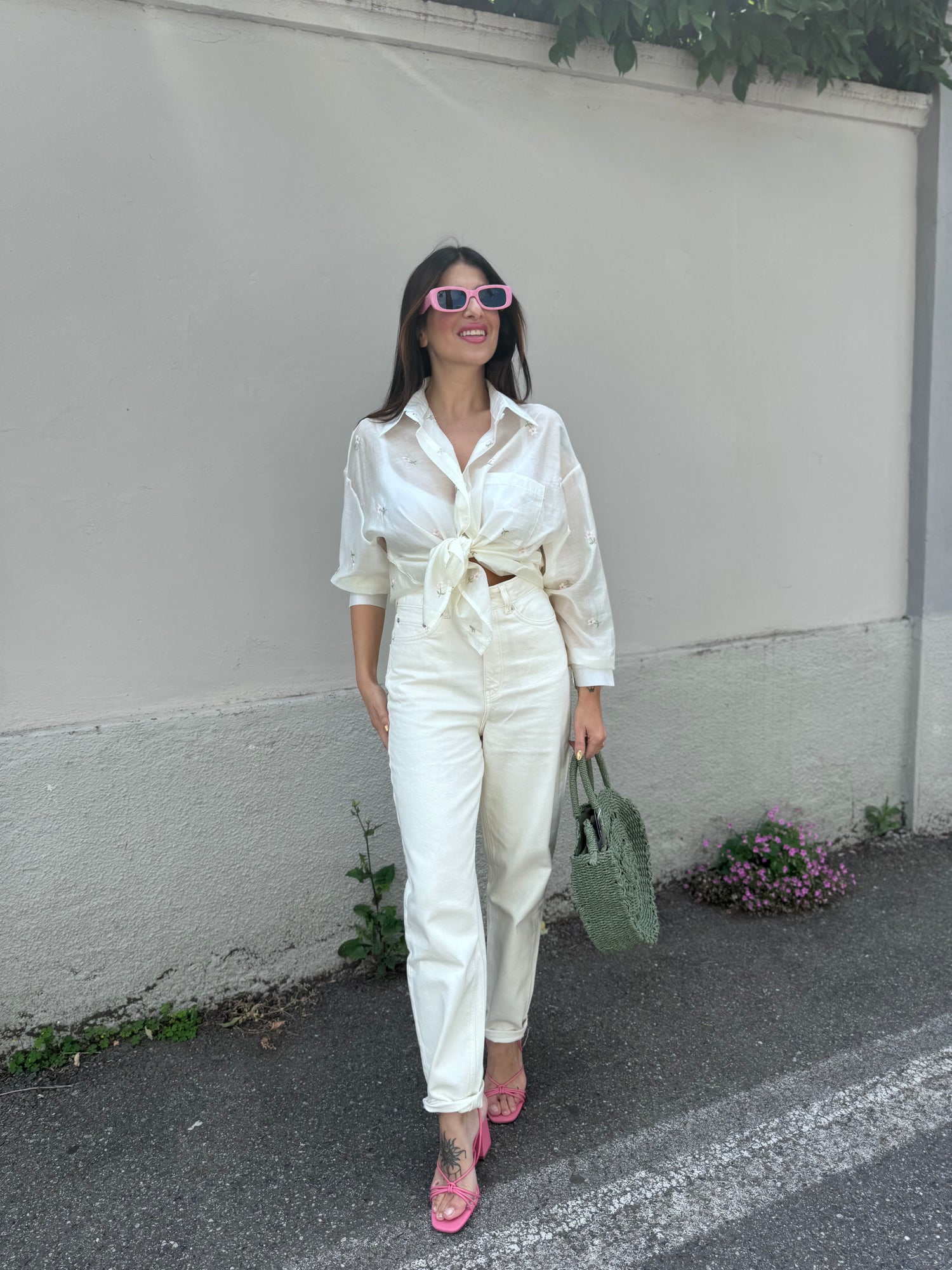 Jeans mum fit “White Lisbon” JJXX