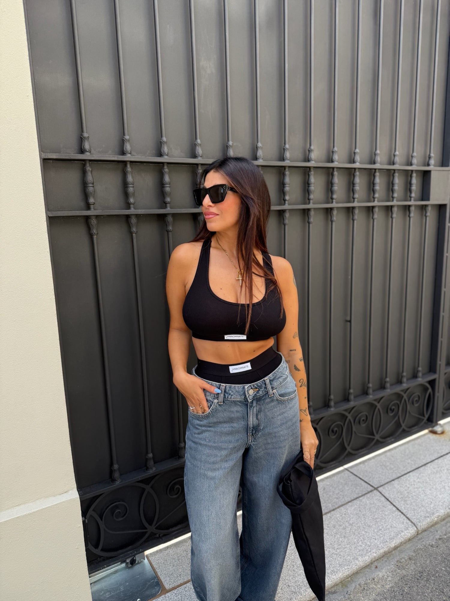 Top reggiseno a costine HINNOMINATE