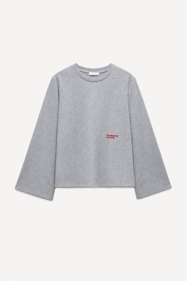 Maglia long sleeve spalline LUMINA