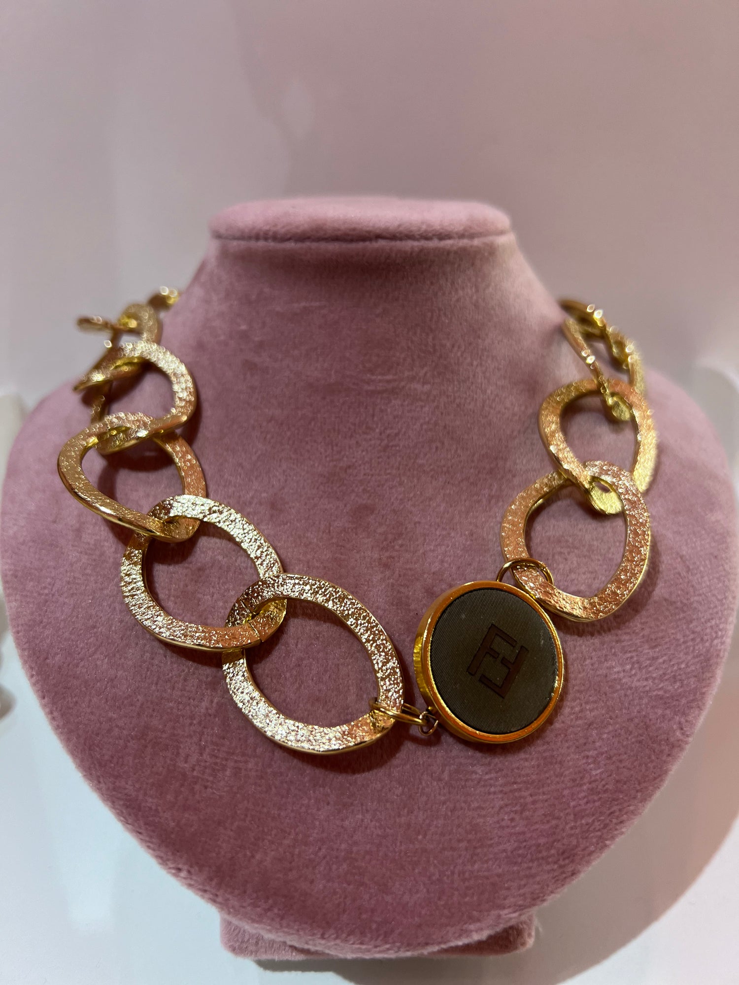 Collana “Bottone” vintage Gold LIP