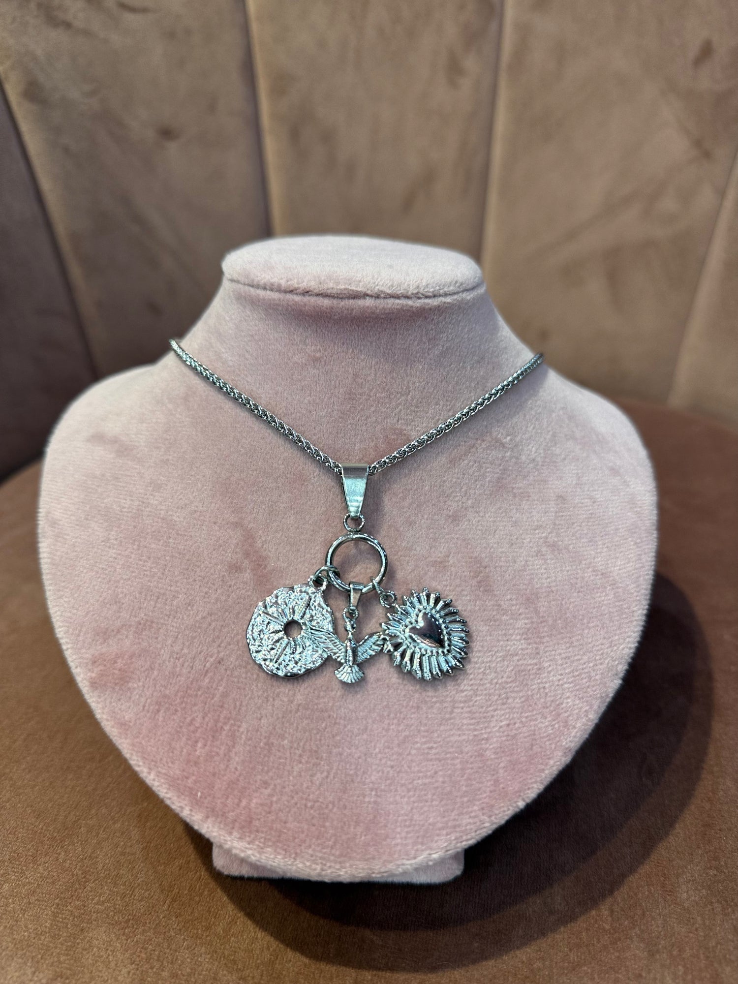 Collana Silver “3 Charms” CRIS