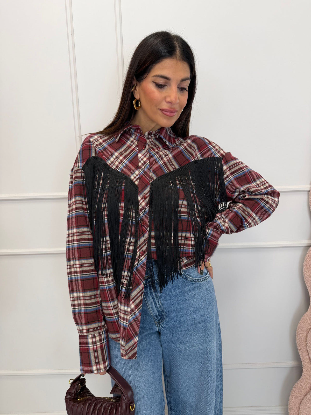Camicia quadri frange HAVEONE