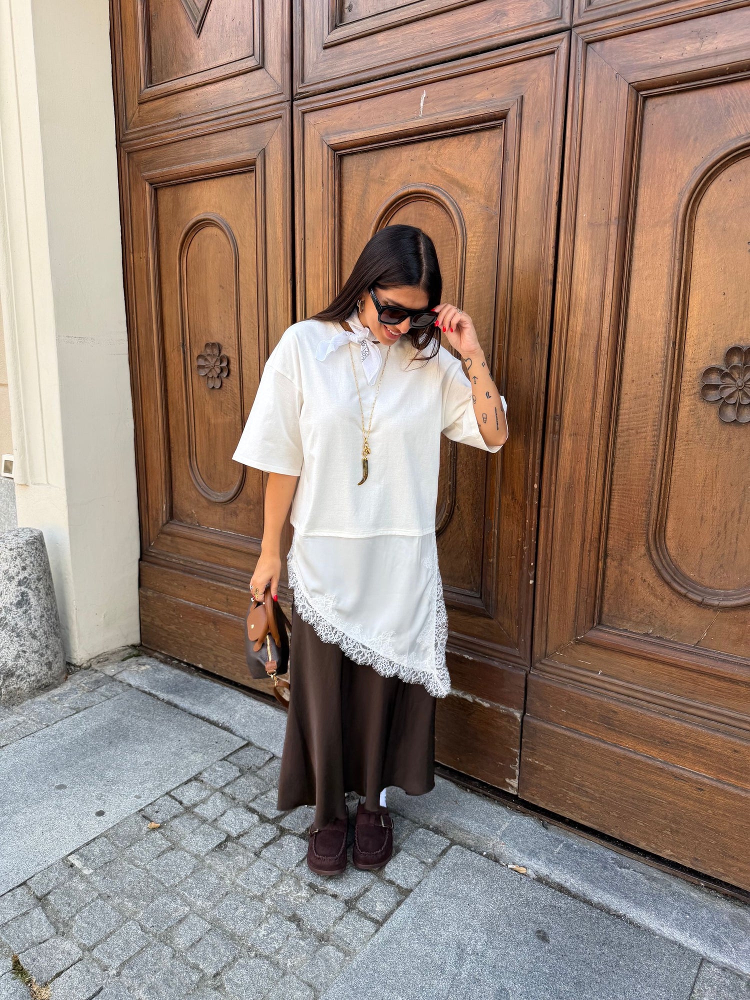 T-shirt combinata Madelyn ONLY