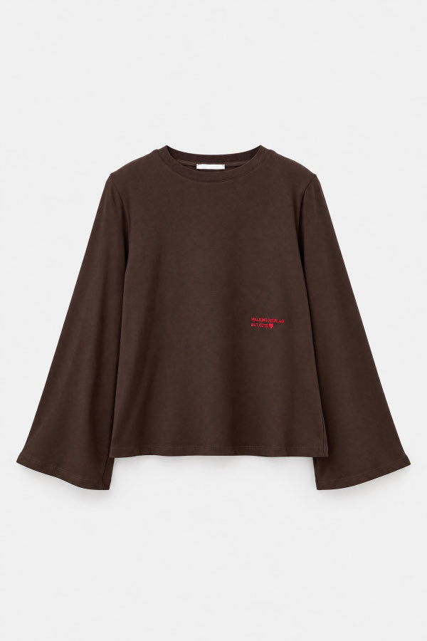 Maglia long sleeve spalline LUMINA