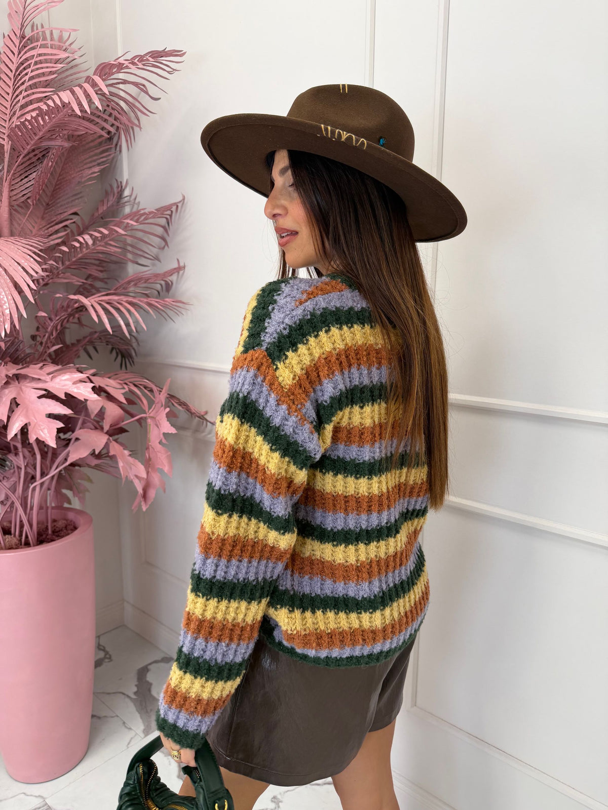 Maglione righe mutlcolor COMPANIA FANTASTICA