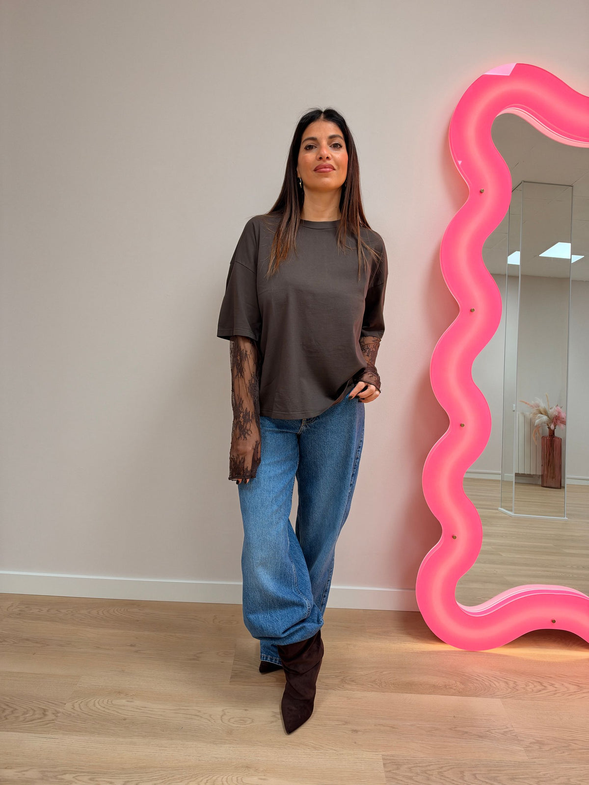 Maglia manica pizzo SUSY MIX