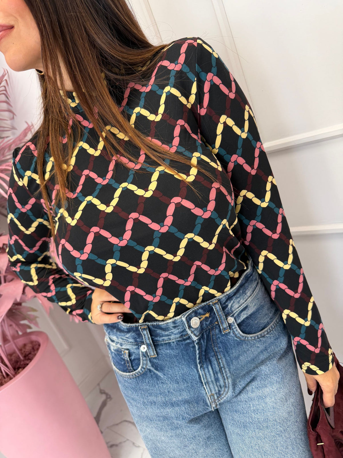 Maglia a collo alto Chain COMPANIA FANTASTICA