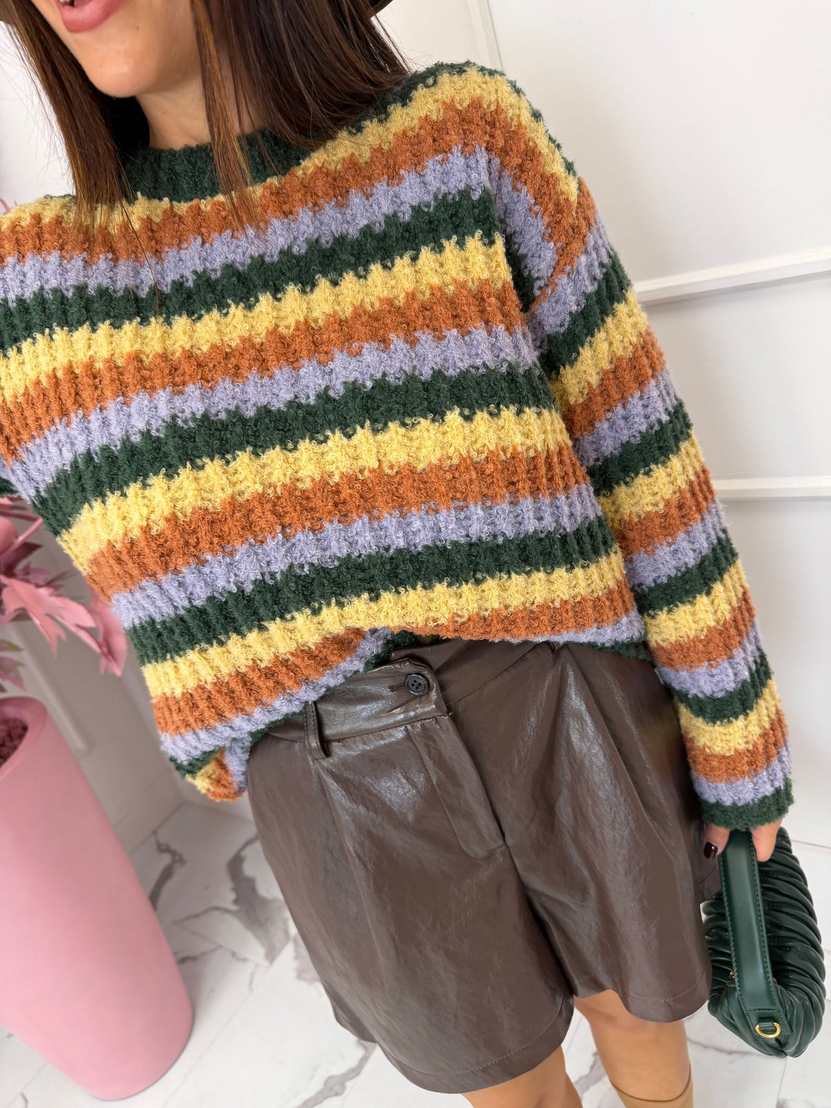 Maglione righe mutlcolor COMPANIA FANTASTICA