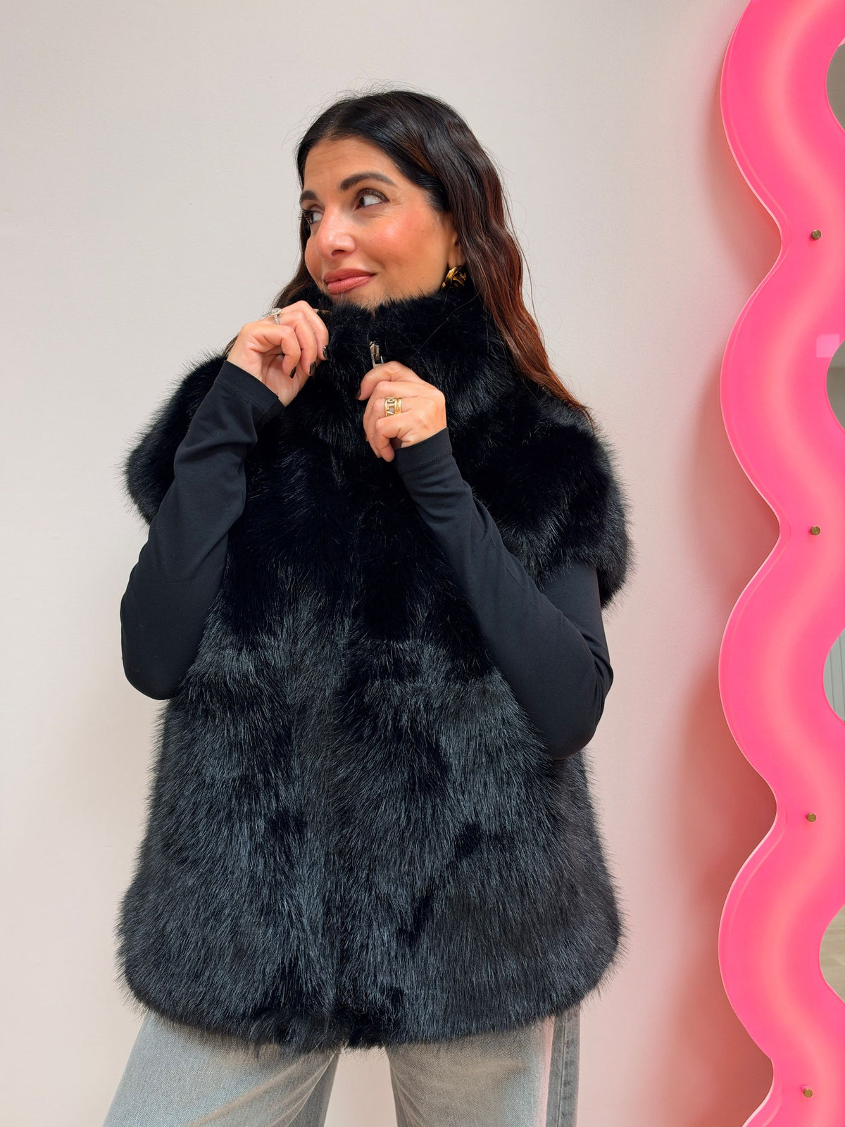 Gilet Ecopelliccia Aspen GLAMOROUS