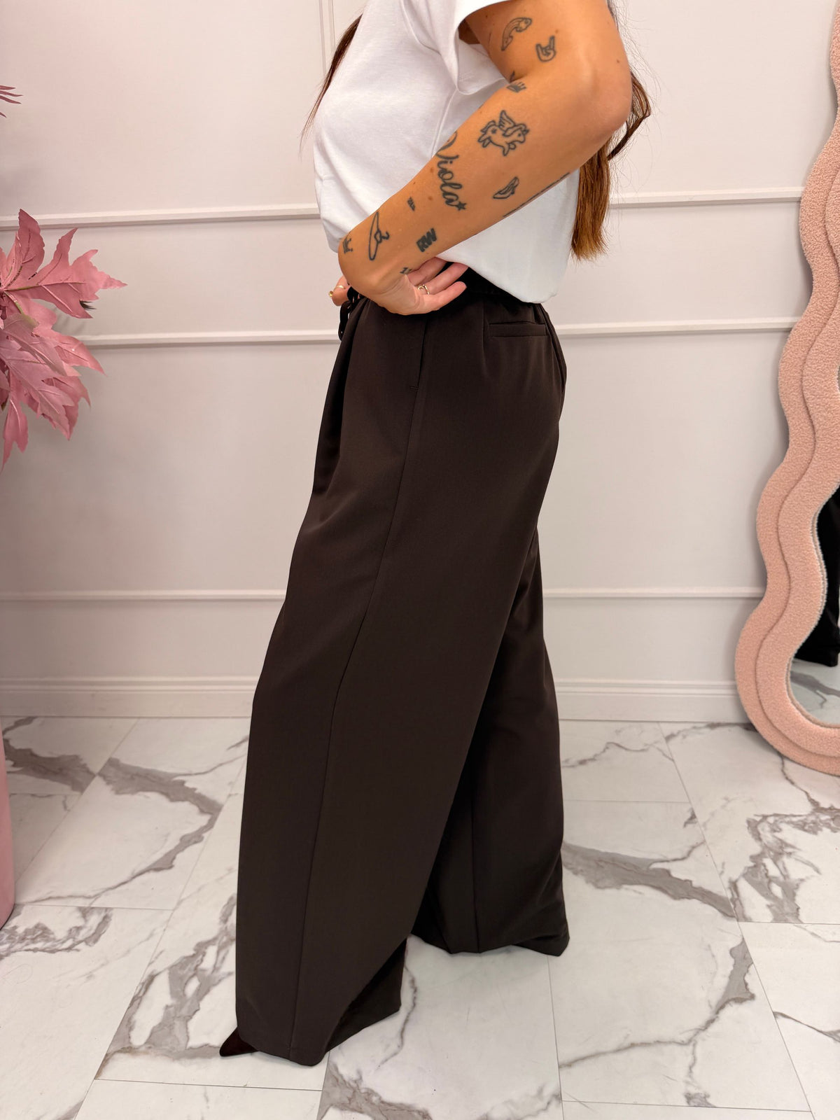 Pantalone con coulisse Volant VICOLO