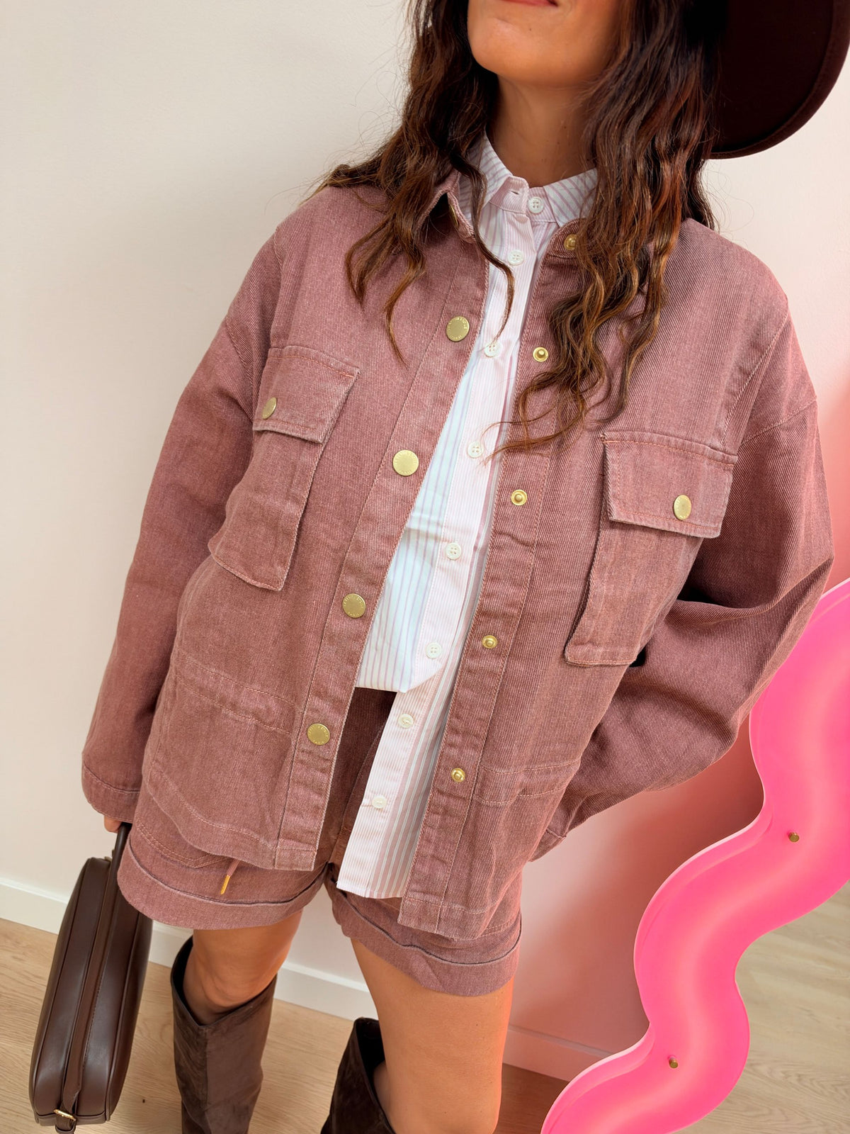 Giacca denim Rose LA PETITE ETOILE
