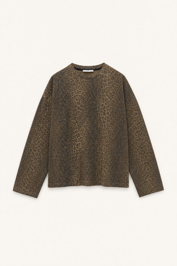 Maglia manica ampia Leopard LUMINA