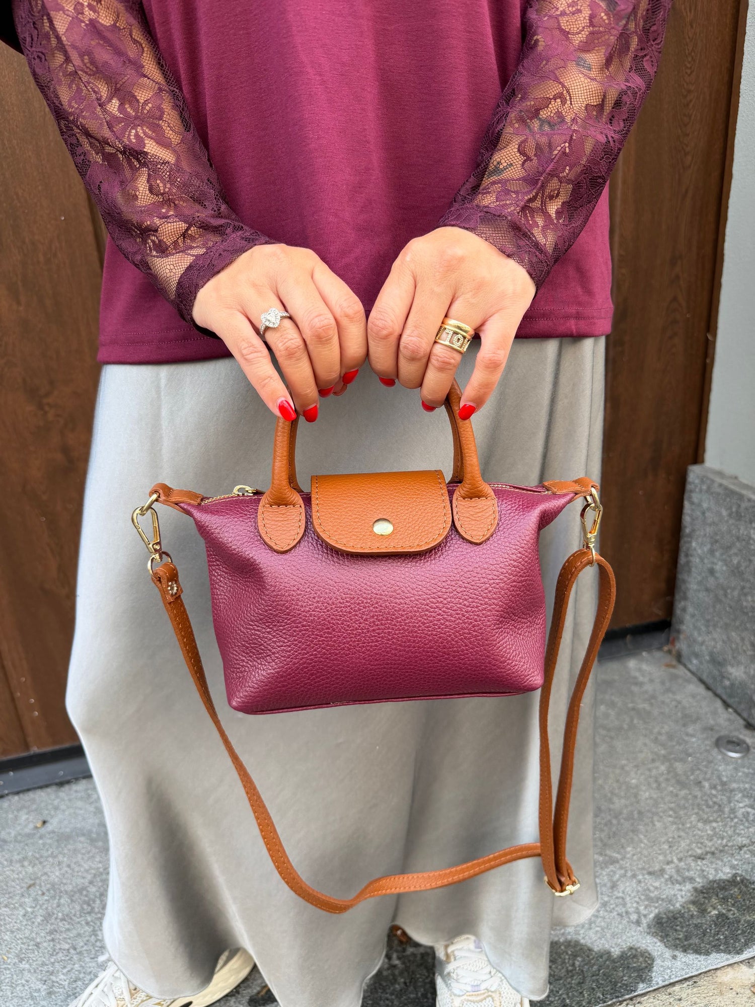 Borsa pelle Romy LIP