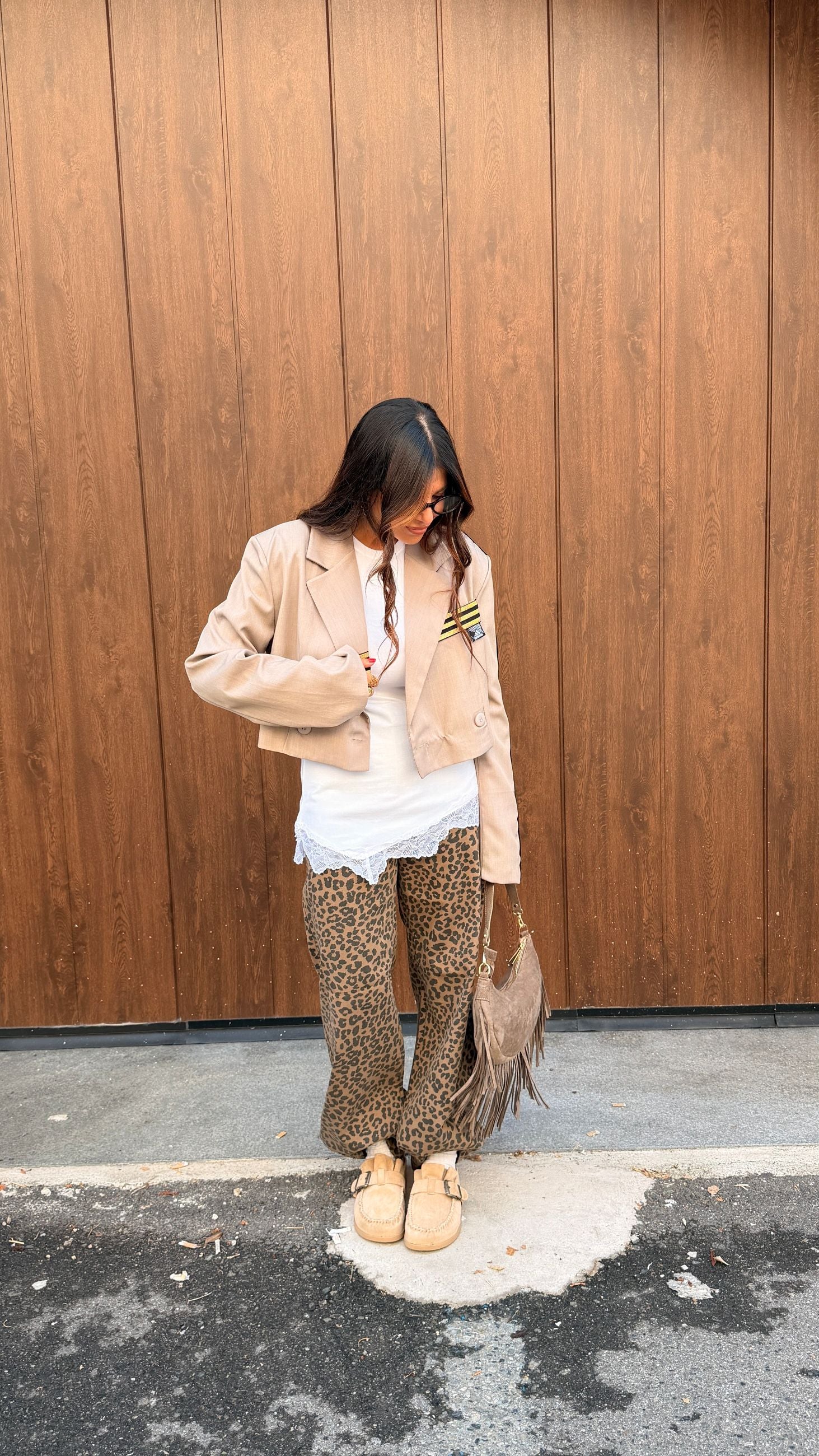 Jeans animalier Madison ONLY
