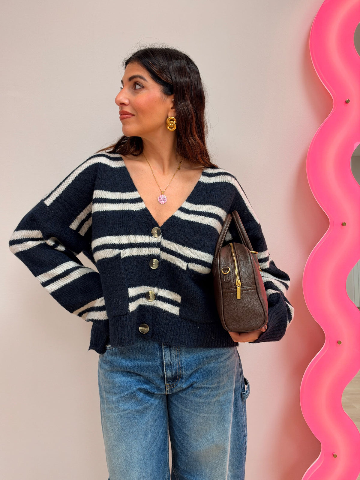 Cardigan righe Sophie ONLY