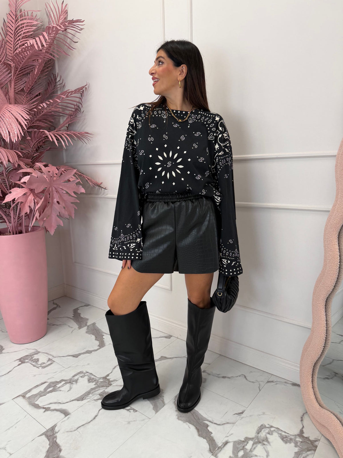 Shorts ecopelle elastico HAVEONE