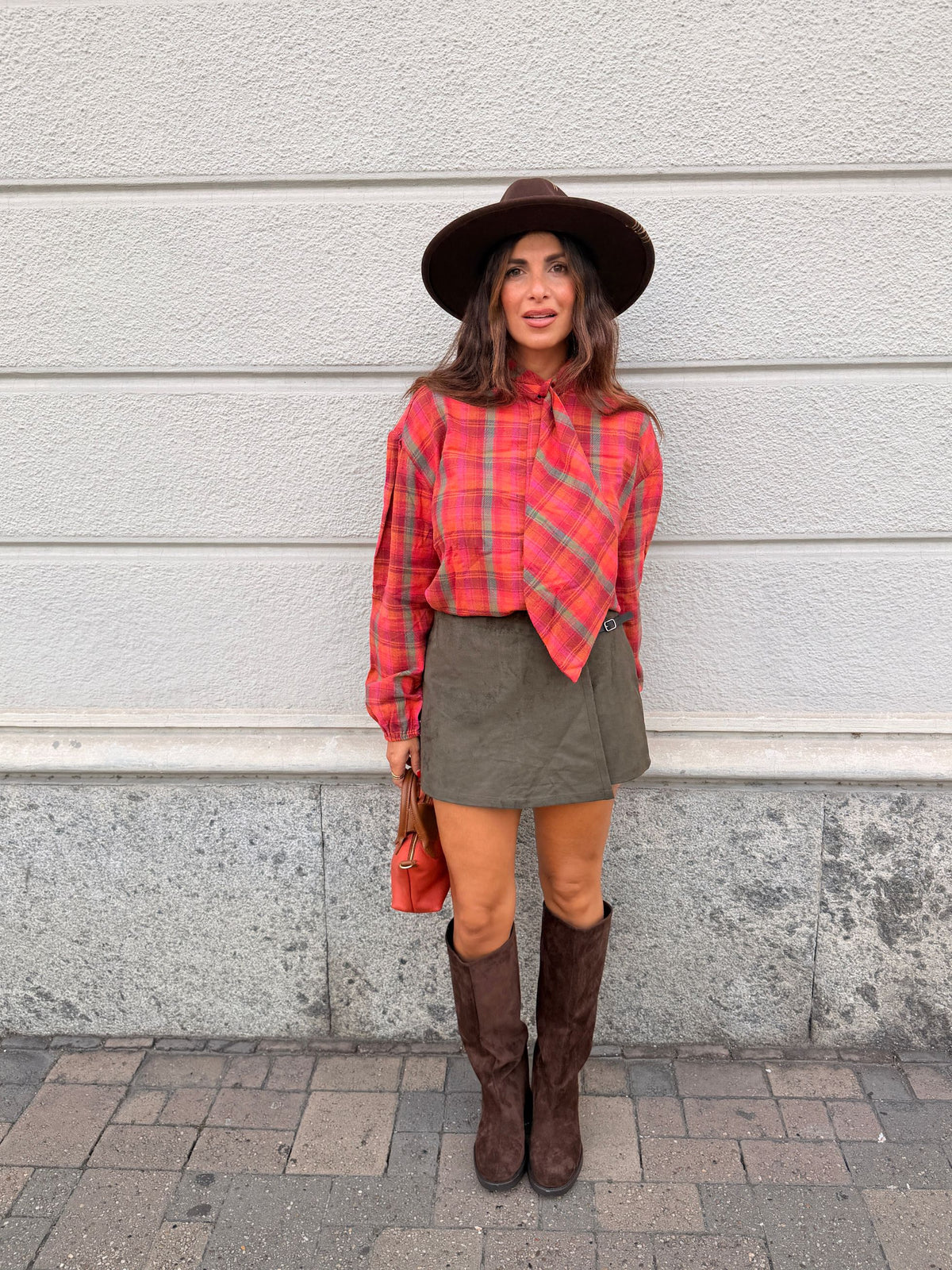 Camicia quadri pink plaid COMPANIA FANTASTICA