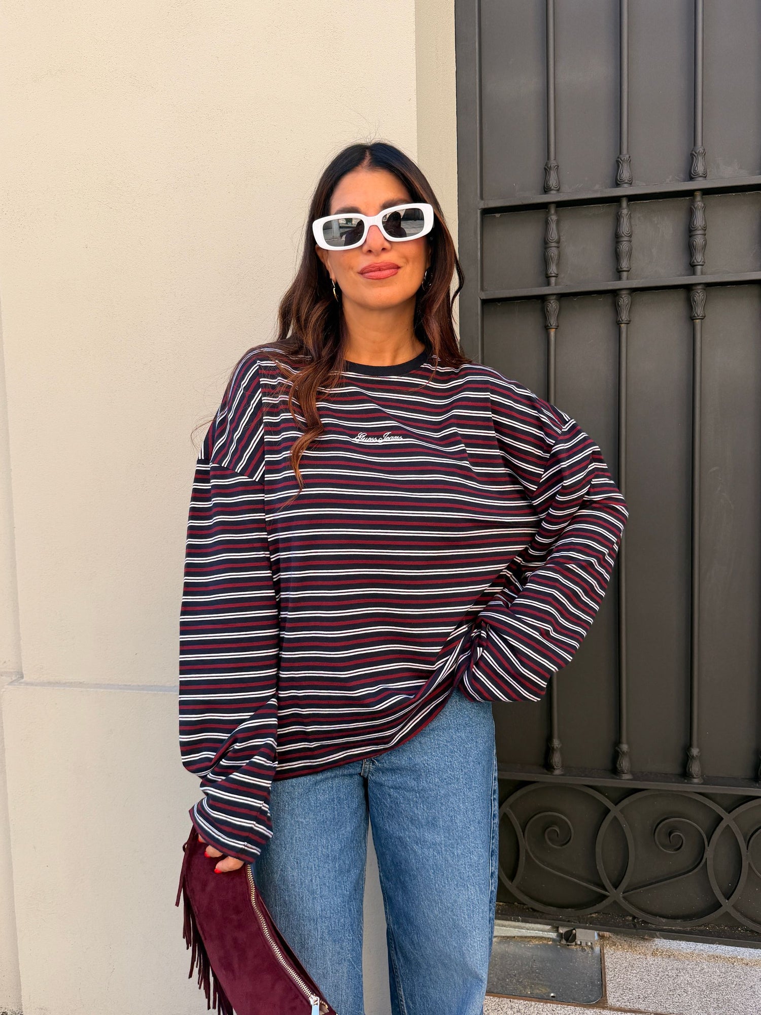 Maglia righe GUESS JEANS