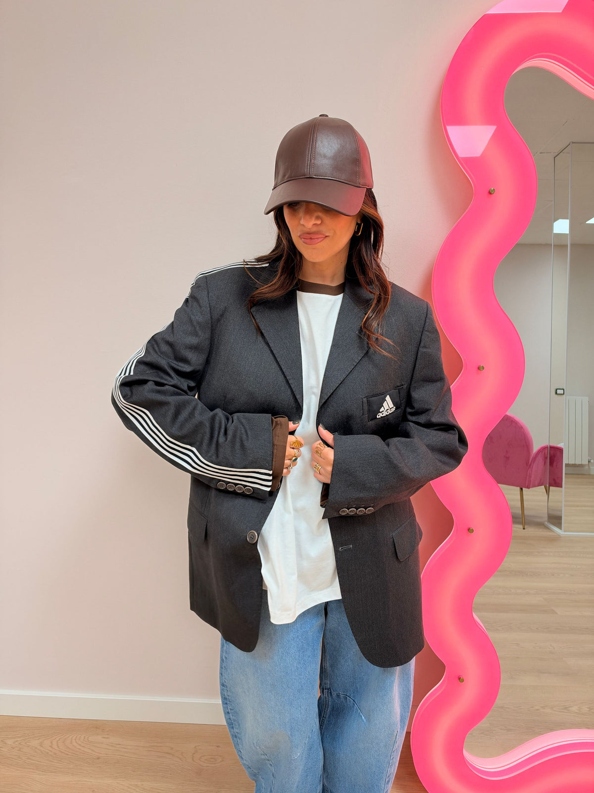 Cappello con visiera ecopelle Ryder LIP