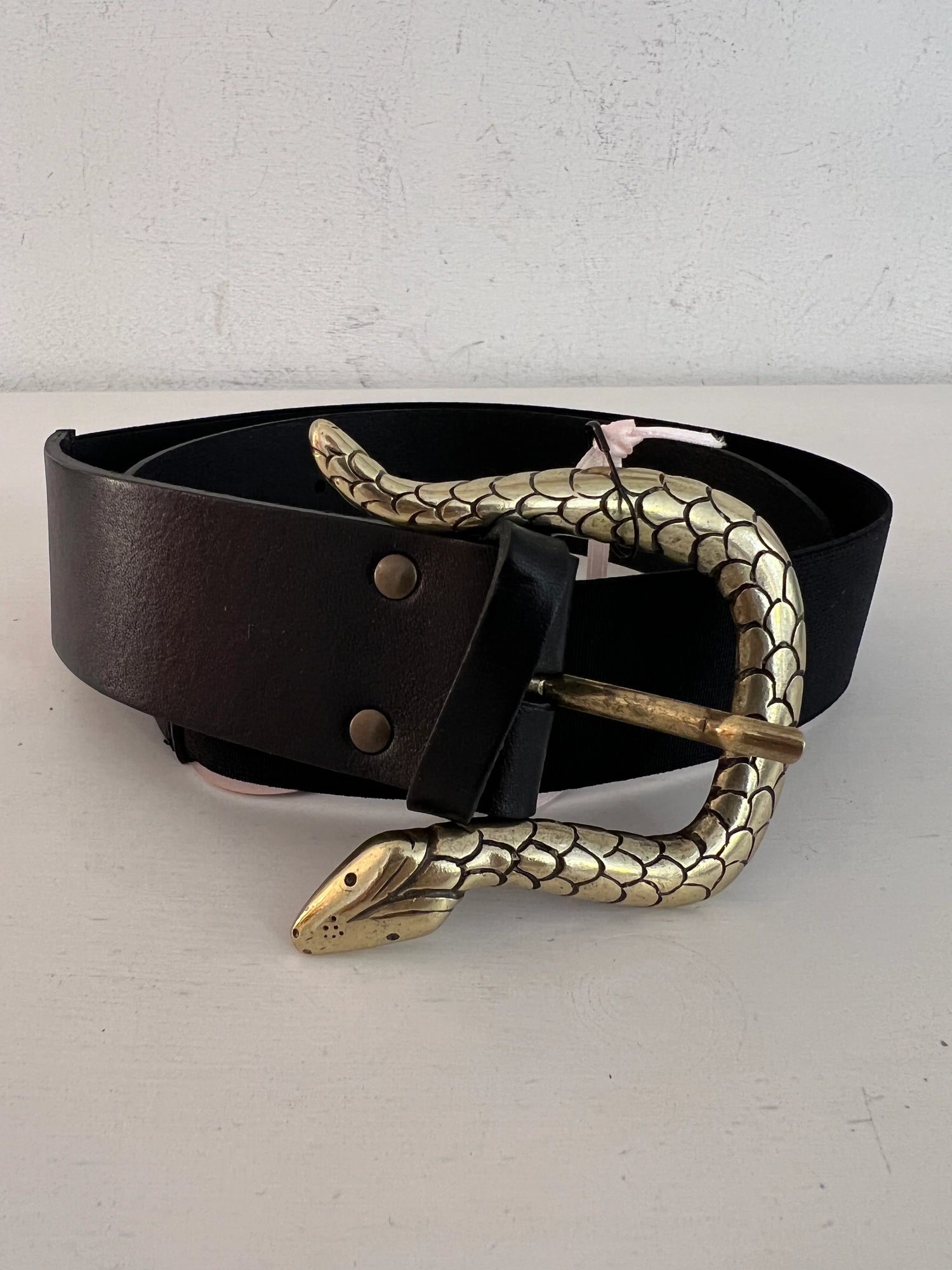Cintura in vera pelle “Snake” CORSARO