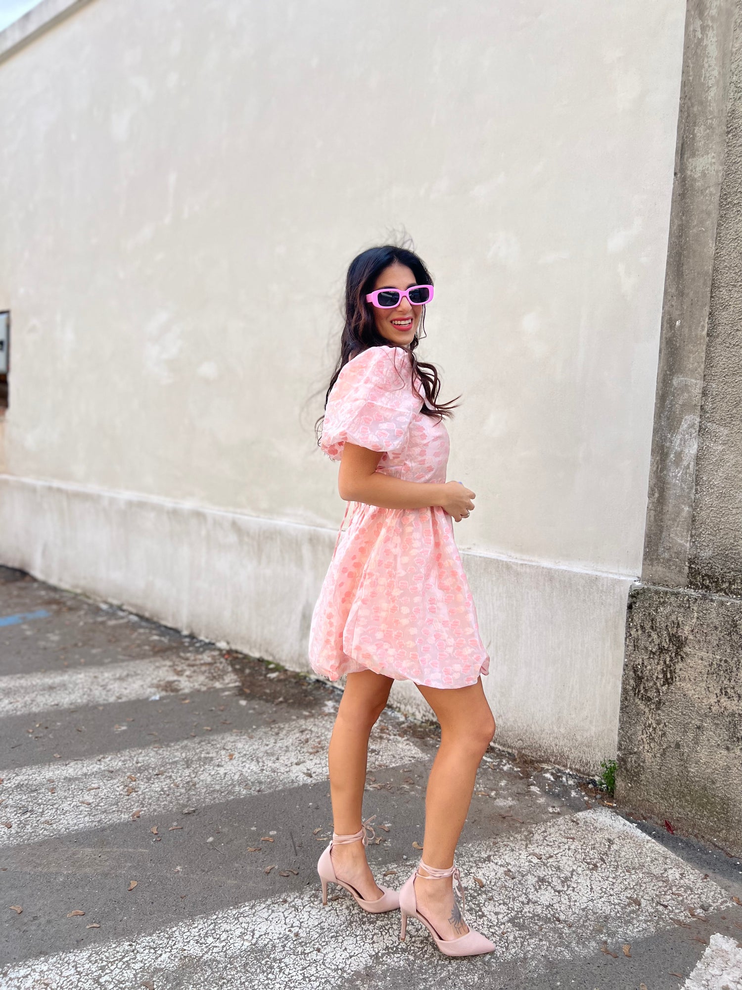 Abito “Pink Flower” GLAMOROUS